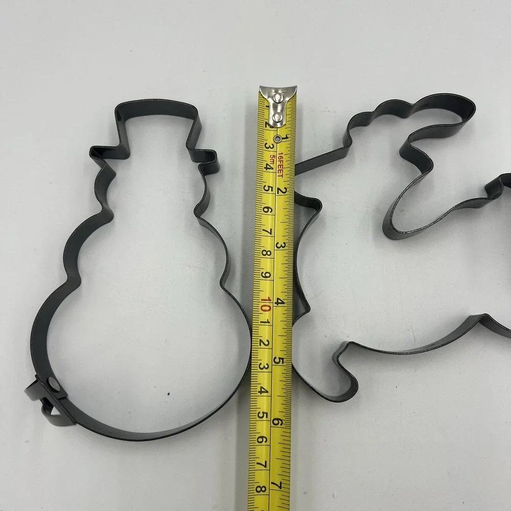 Williams Sonoma Pancake Molds Christmas Holiday Snowman‎ Reindeer Metal